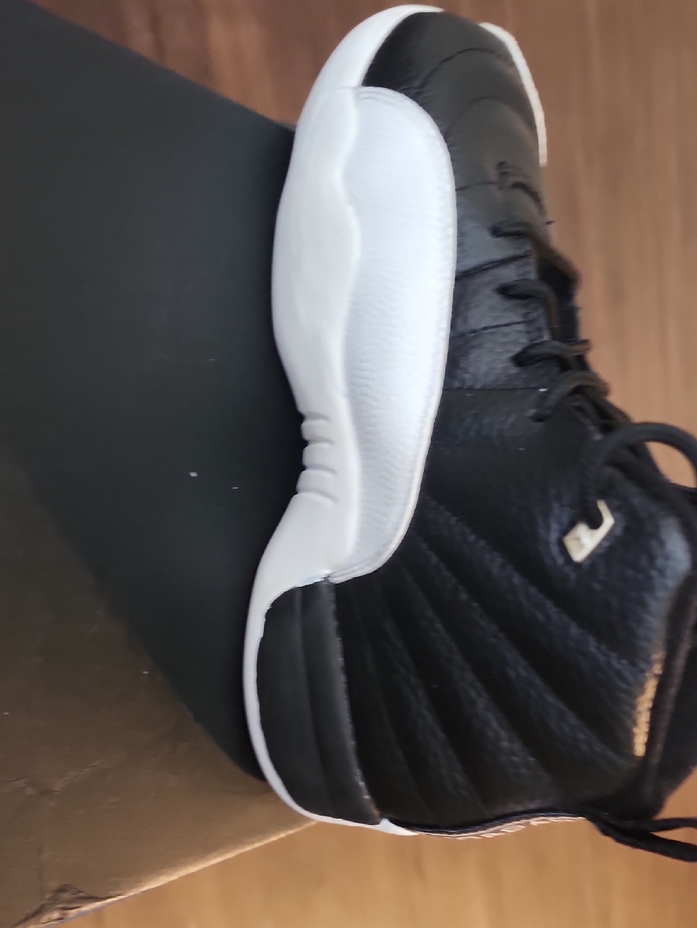 Jordan Kids Black and White Retro Basketball Shoes